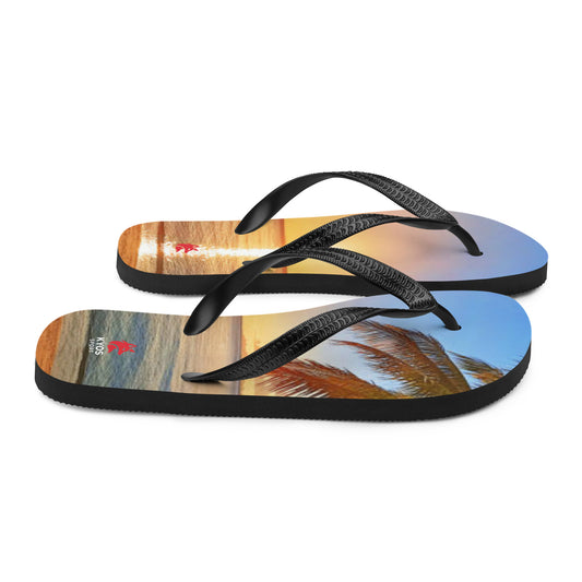 Chanclas Kyos Sport blancas - vista lateral derecha