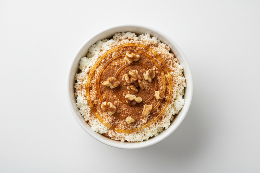 Requesón con canela y nueces — snack fitness Kyos Sport