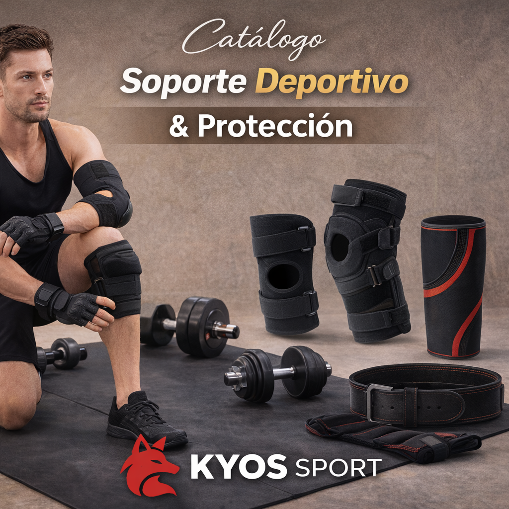 Soporte Deportivo & Protección | Rodilleras, Muñequeras y Recovery – Kyos Sport