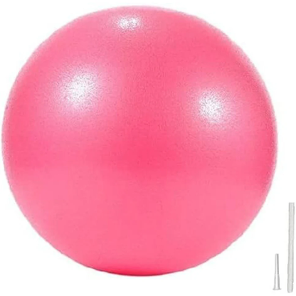 Pelota mini yoga pilates 25cm rosa (Pink) antideslizante Kyos Sport