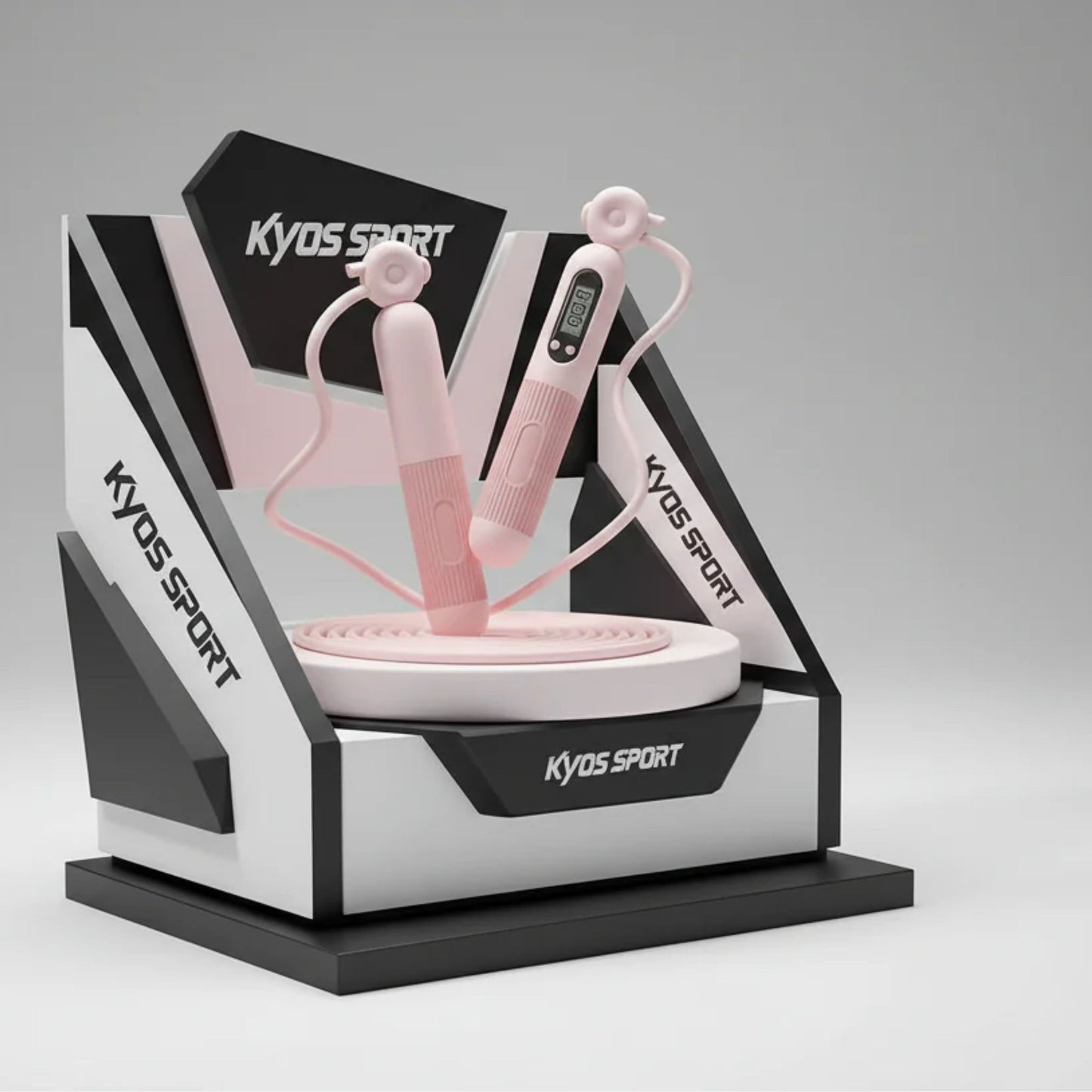 Comba inteligente con contador digital ajustable para cardio – Kyos Sport