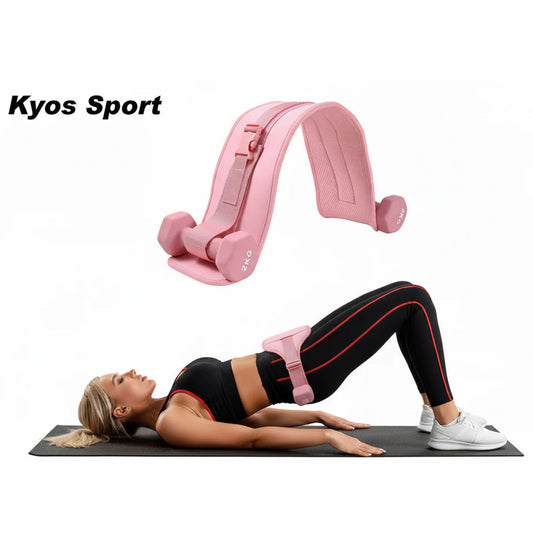 Cinturon hip thrust ajustable para gluteos entrenamiento con peso – Kyos Sport