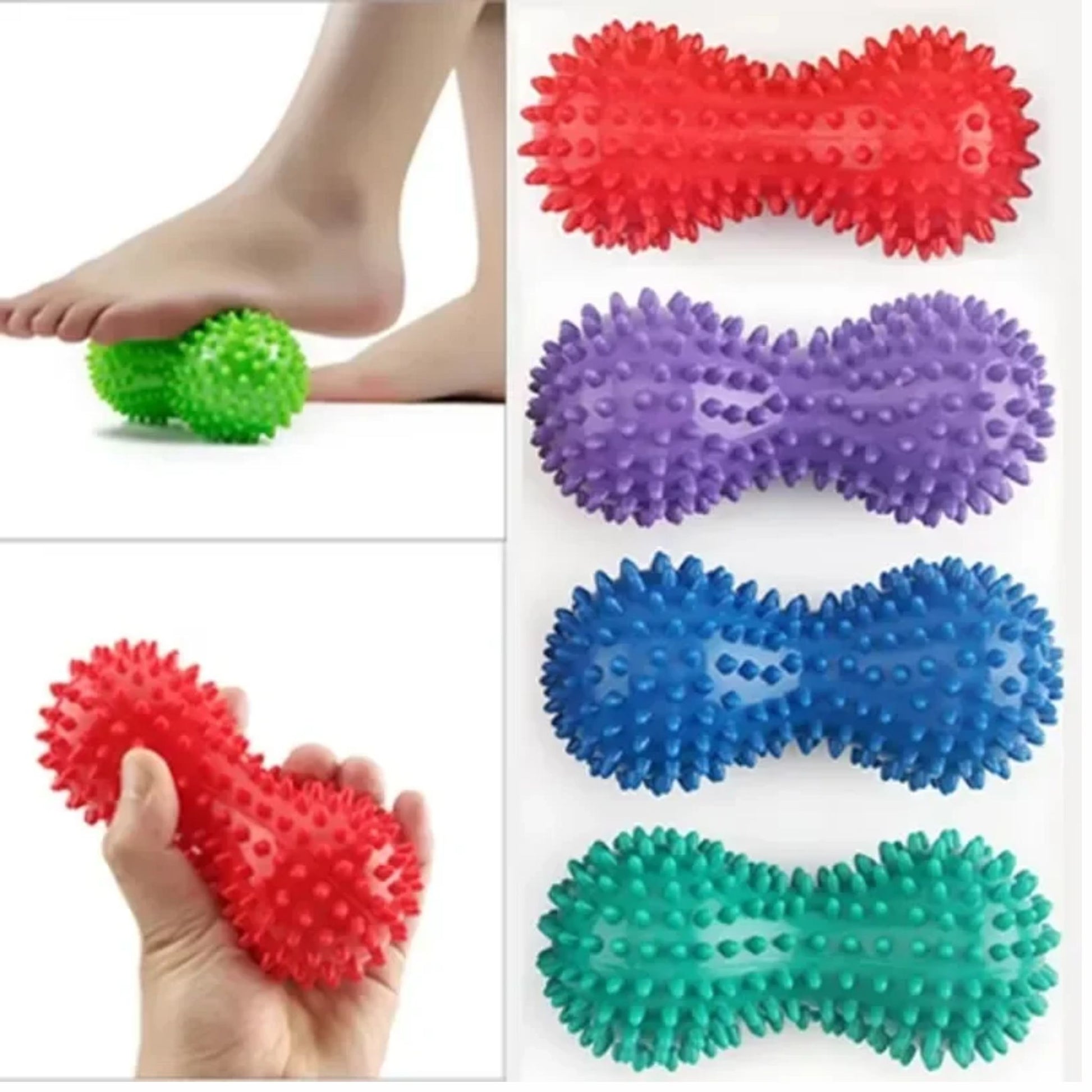  Pelota de masaje cacahuete PVC relajacion muscular puntos de presion – Kyos Sport