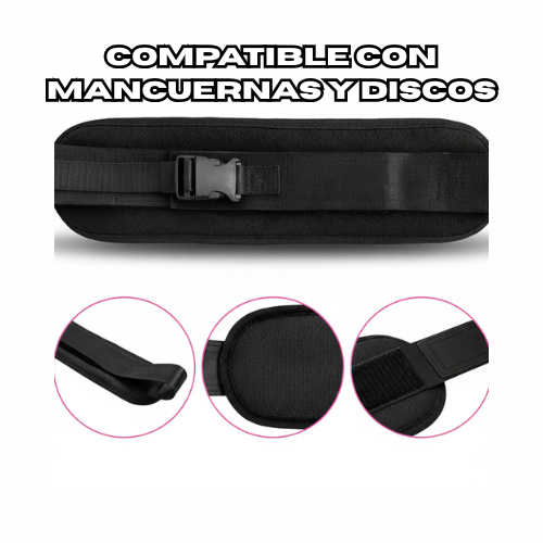 Cinturón Hip Thrust - Accesorio Entrenamiento Fuerza Piernas y Glúteos