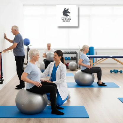 Pelota mini yoga pilates 25cm para rehabilitación y fisioterapia
