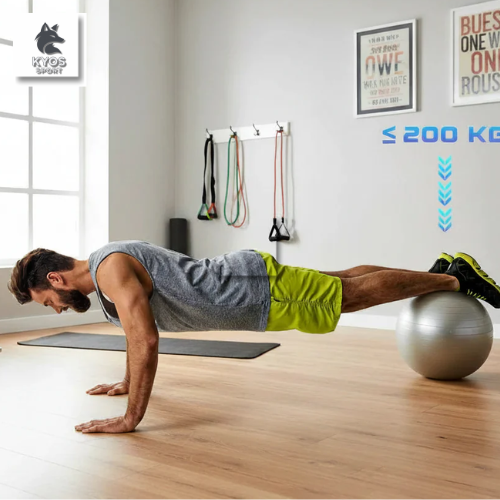 Características pelota mini yoga pilates antideslizante 25cm Kyos Sport