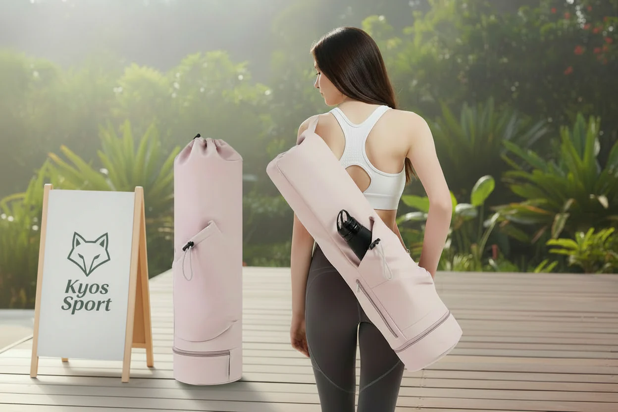 Bolsa esterilla yoga con correa ajustable para hombro – Kyos Sport
