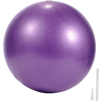 Pelota mini pilates 25cm morada (Purple) antideslizante Kyos Sport