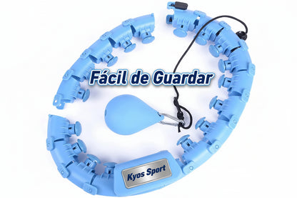 Accesorios y componentes del hula hoop con peso ajustable