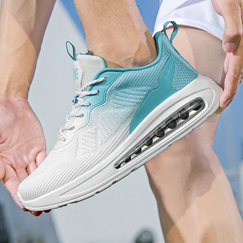 Zapatillas running blancas antideslizantes para entrenamiento Kyos Sport
