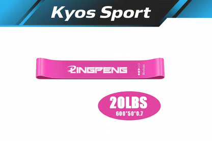 Bandas elásticas fitness 5 colores diferentes niveles