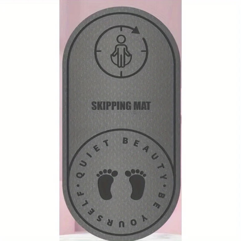 Alfombra TPE color gris para saltar cuerda – Kyos Sport