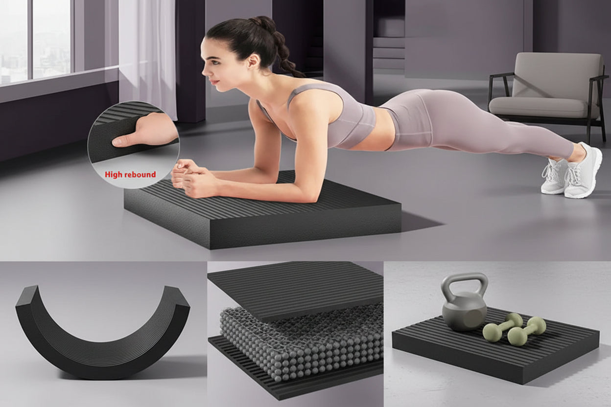 Colchoneta yoga antideslizante Kyos Sport para pilates y estabilidad