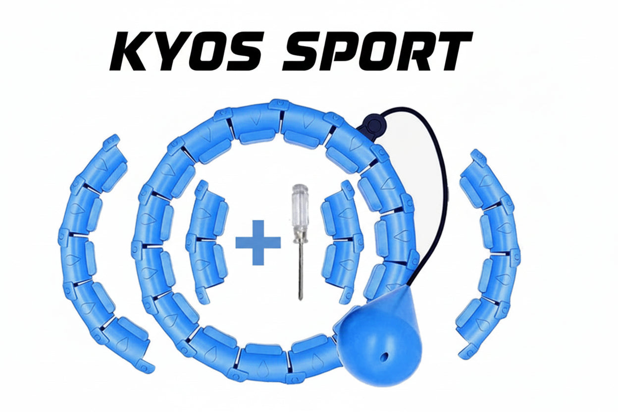 Rodillos de masaje y bola con peso del hula hoop fitness