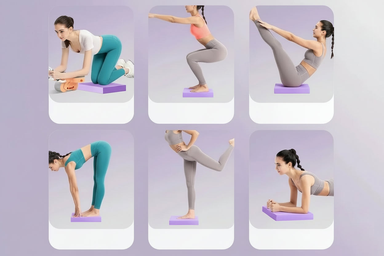 Detalle superficie antideslizante de colchoneta yoga Kyos Sport