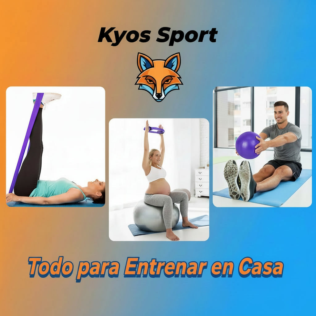 Set de pilates para entrenamiento en casa Kyos Sport