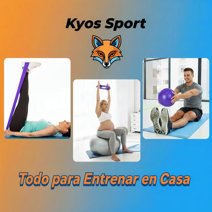 Set de pilates para entrenamiento en casa Kyos Sport
