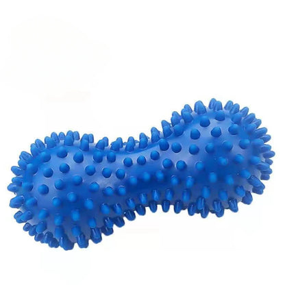Pelota de masaje cacahuete PVC Kyos Sport color azul