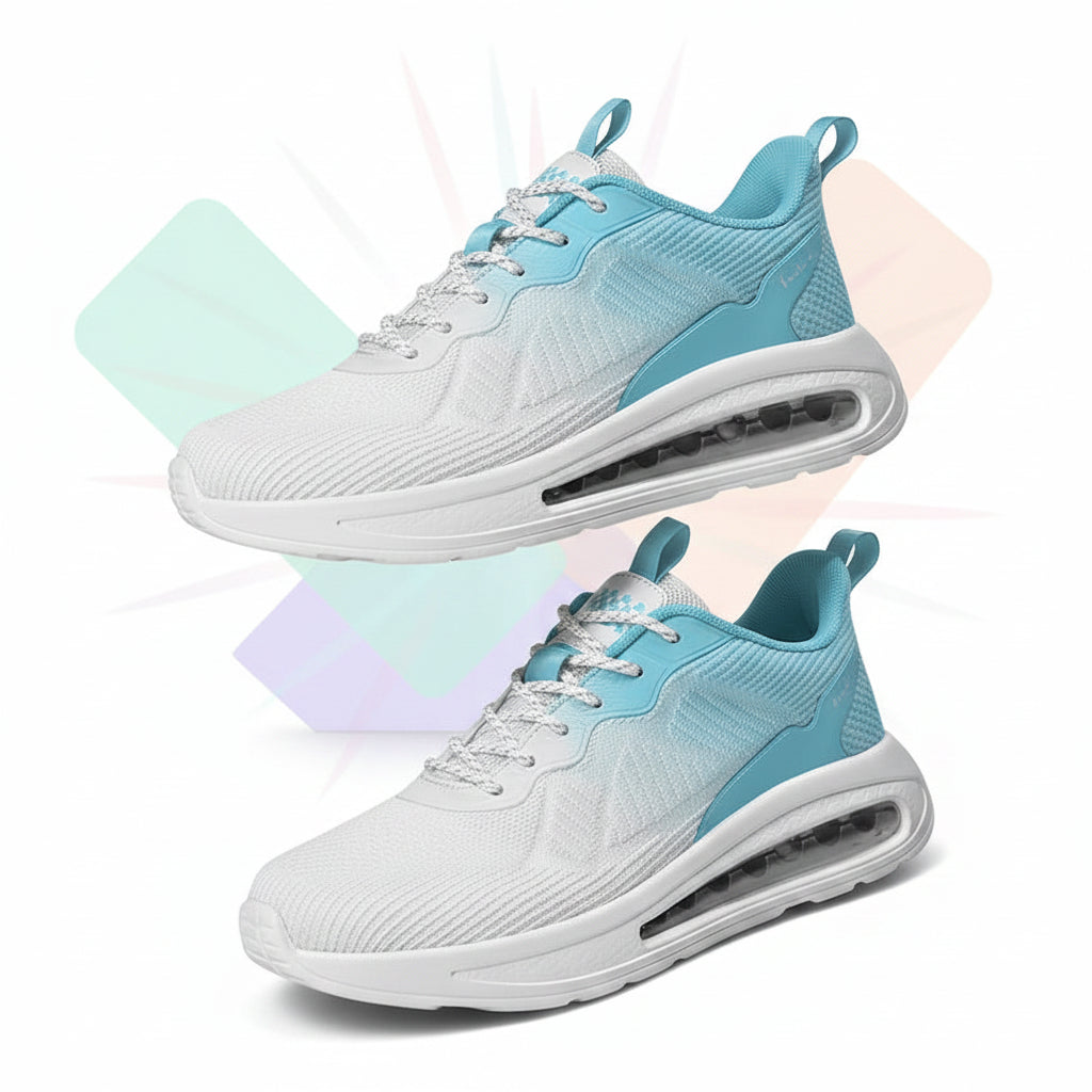 Zapatillas running profesionales antideslizantes Kyos Sport vista frontal