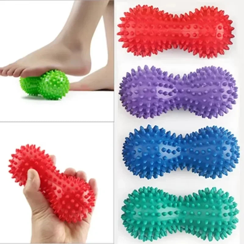 Pelota cacahuete PVC Kyos Sport – masaje de pie y puntos de presión