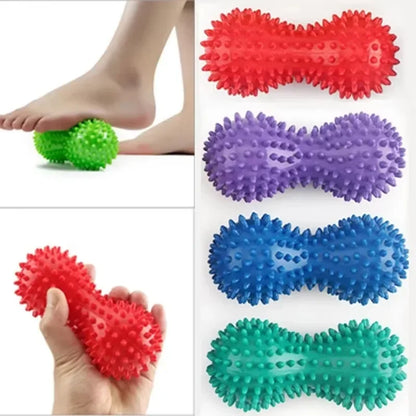 Pelota cacahuete PVC Kyos Sport – masaje de pie y puntos de presión
