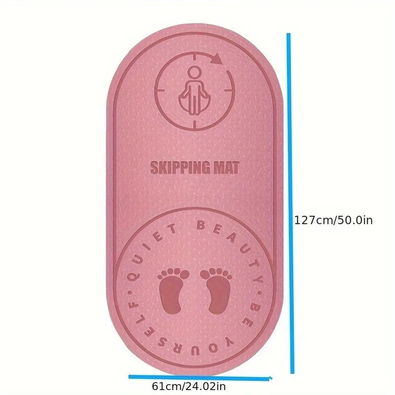 Alfombra TPE color rosa para saltar cuerda – Kyos Sport