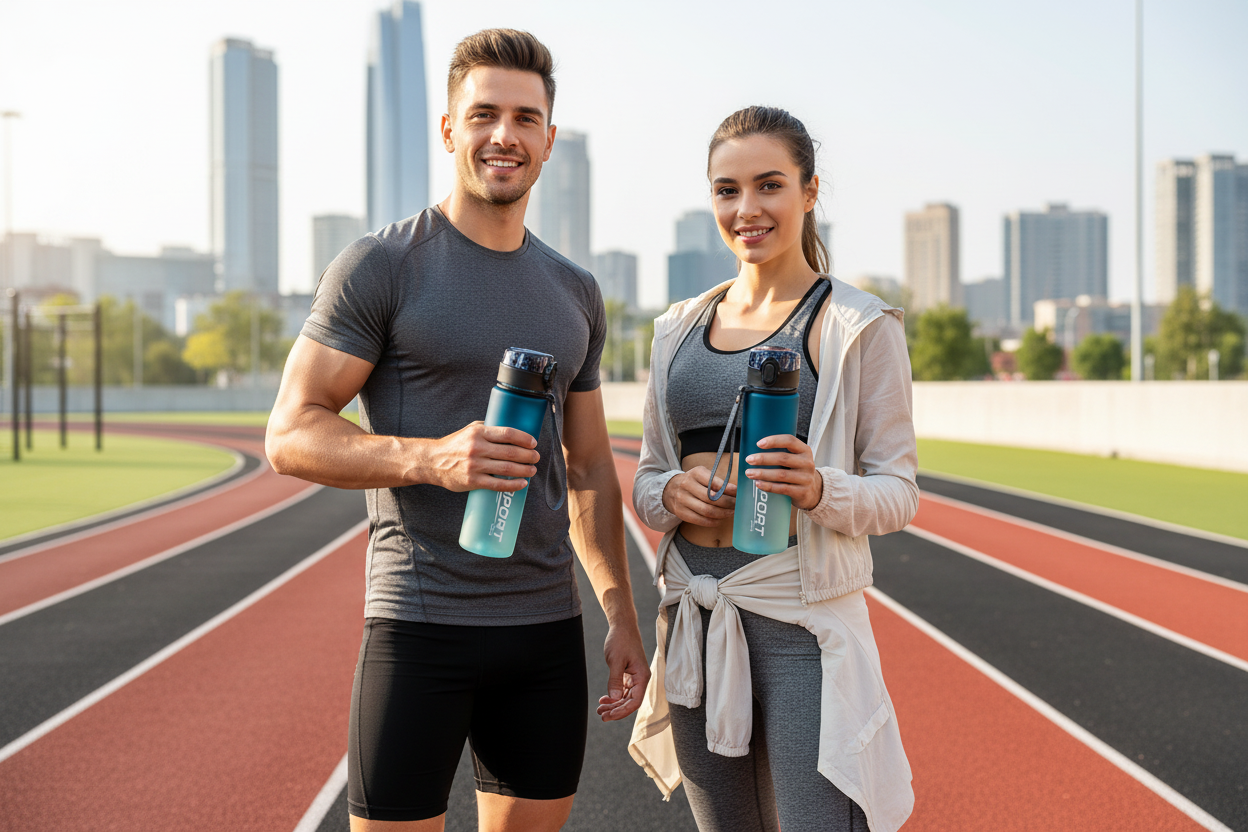 Botella deportiva BPA Free colores disponibles
