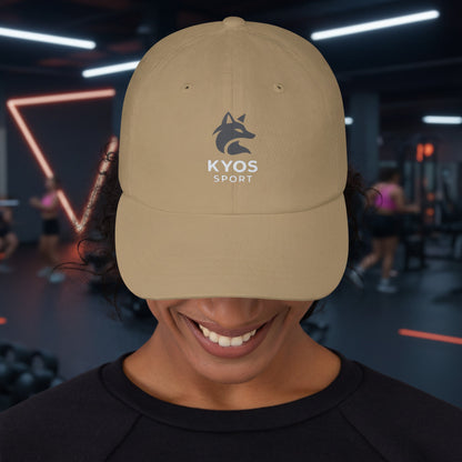 Gorra deportiva Kyos Sport color Caqui - vista frontal 3
