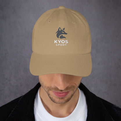 Gorra deportiva Kyos Sport color Caqui - vista frontal 2