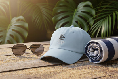 Gorra deportiva Kyos Sport color Azul Claro - vista frontal 2
