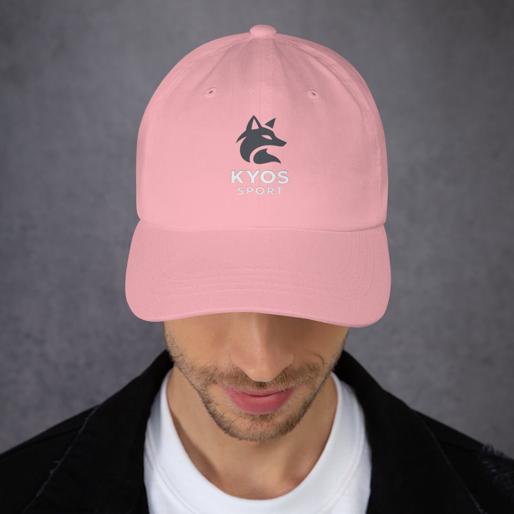 Gorra deportiva Kyos Sport color Rosa - vista frontal 2