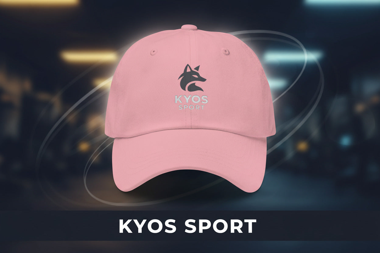 Gorra deportiva Kyos Sport color Rosa - vista frontal 3