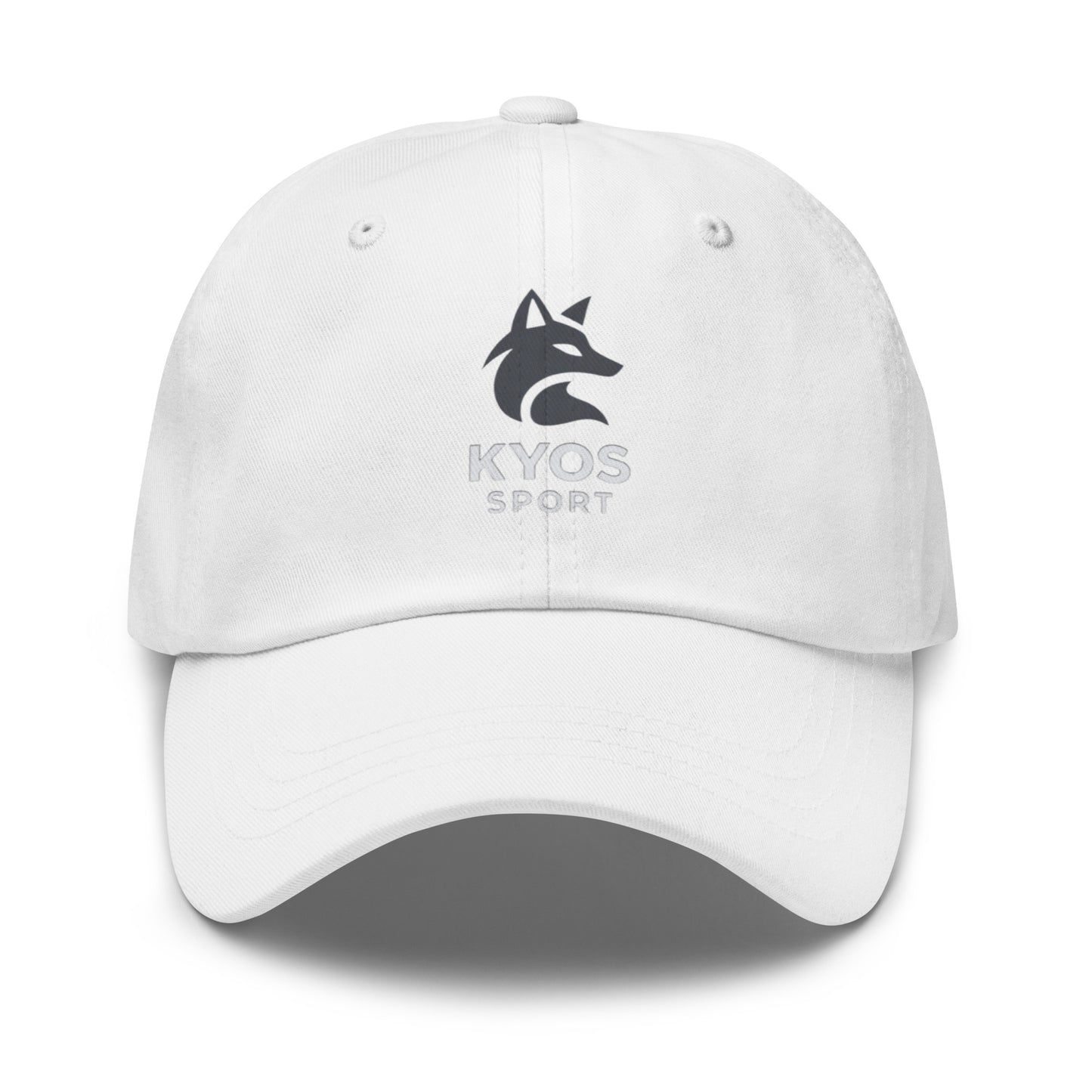 Gorra deportiva Kyos Sport color Blanco - vista frontal