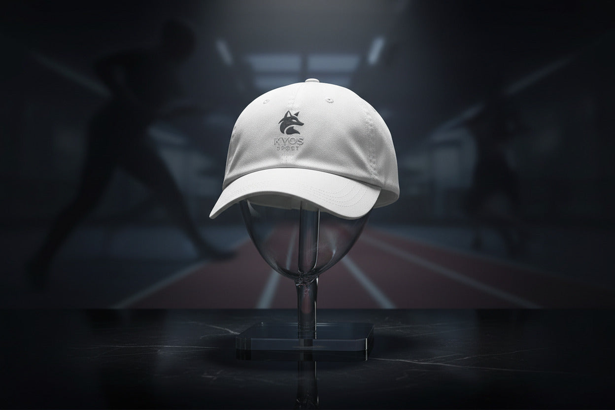 Gorra deportiva Kyos Sport color Blanco - vista frontal 3