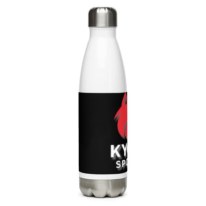 Botella Térmica Kyos Sport 500ml Blanca - Vista Lateral Derecha - Acero Inoxidable