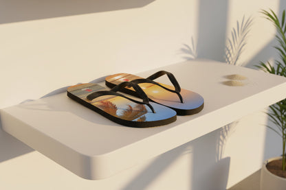 Chanclas Kyos Sport blancas - vista frontal derecha 